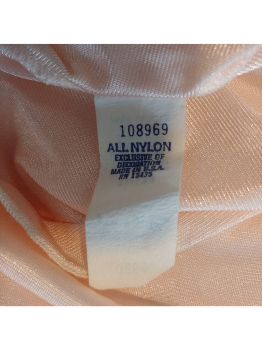 Vtg Gilead Satin Slip Dress Pink Lace Ruffle Bridal Cottagecore Romantic - Picture 10 of 10